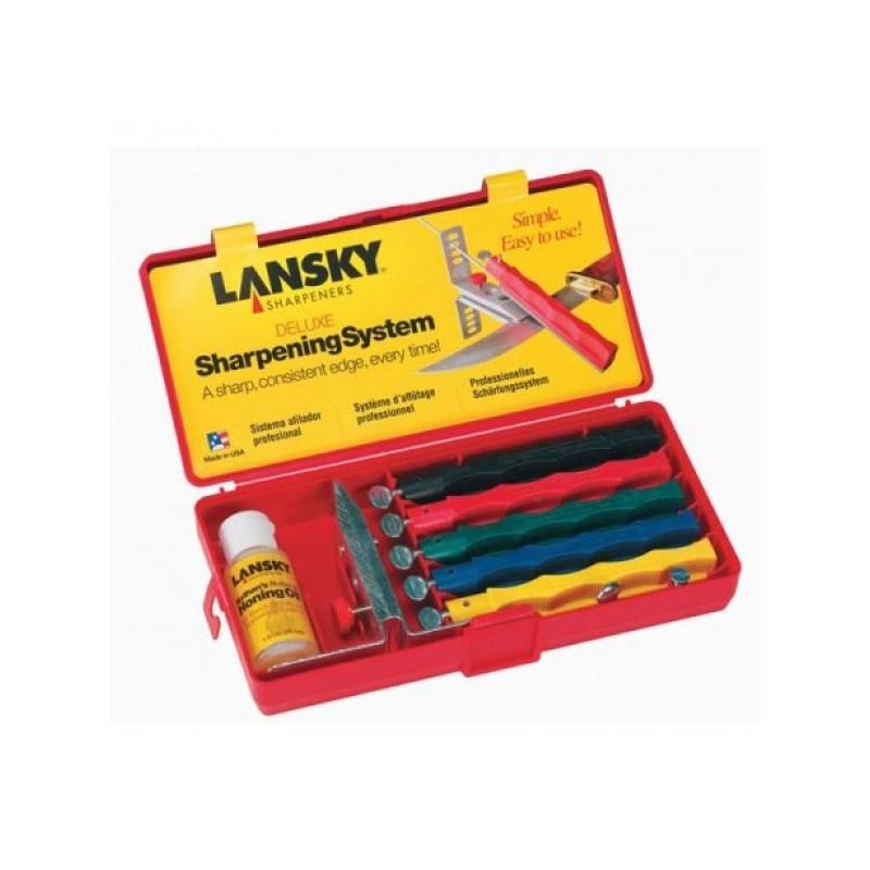 Set de ascuțit cuțite Lansky Deluxe
