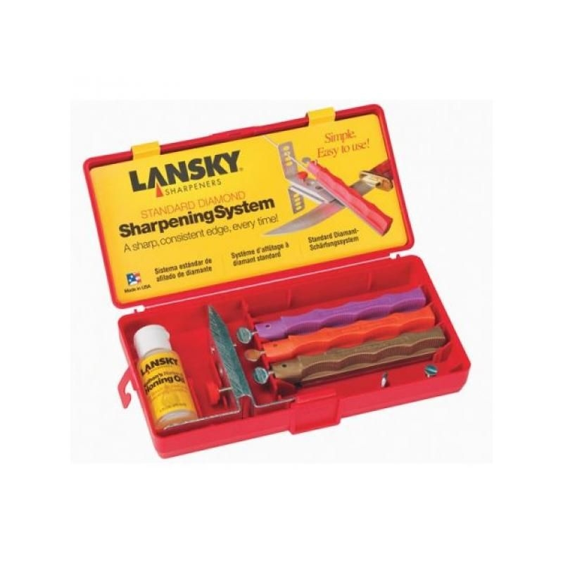 Set de ascuțit cuțite Lansky Standard Diamond